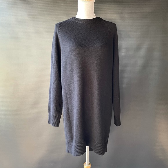 Theory 100% Cashmere Sweatshirt Dress - sz S - Picture 1 of 6
